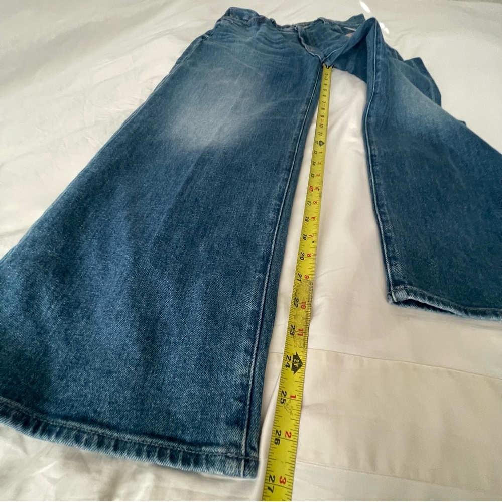 MOTHER The‎ Maven Mid-Rise Wide-Leg Jeans - Picture 12 of 14